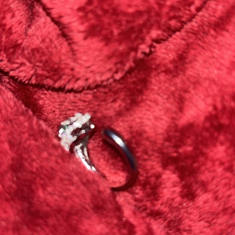 Vintage style Elegant Silver tone faux diamonds Panther Ring - Picture 10 of 14